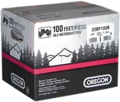 Chaine de tronconneuse carree 75txl 3/8" .063" 1,6 faible rebond rouleau 100 pieds oregon Super Prix