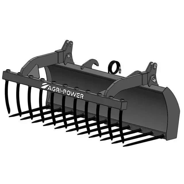 Certifié Fourche a grappin ap-fg avec dents longueur 2100 new holland