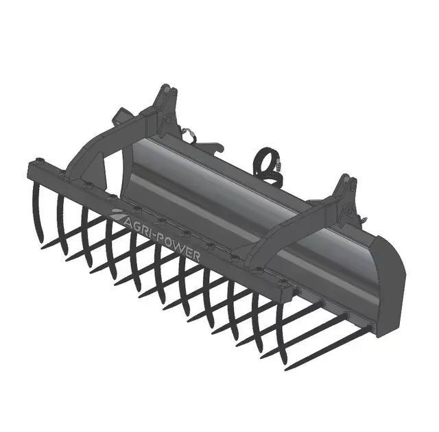 Fourche a grappin ap-fg avec dents longueur 2100 faucheux blanc Satisfait Ou Remboursé