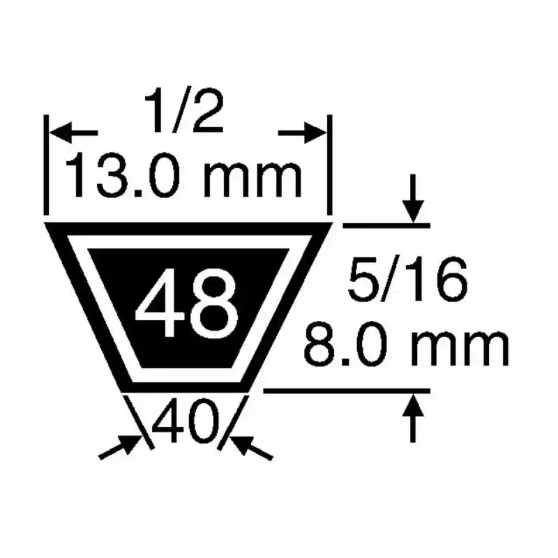 Prix Réduit COURROIE TORO 28-5250 1/2"-53"