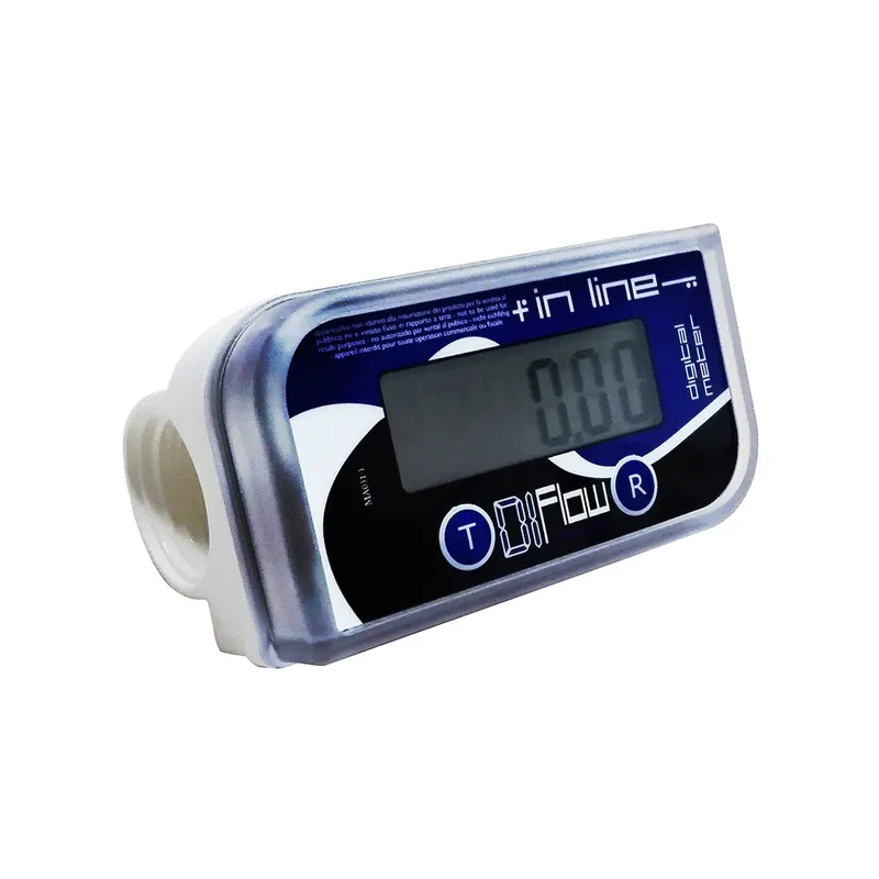 Volucompteur digital pour transfert hydrocarbure 6 chiffres IN LINE Must-Have