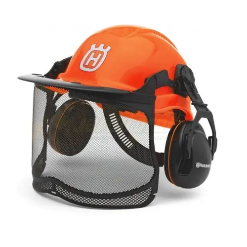 Réduction Casque de protection forestier HUSQVARNA FUNCTIONAL ORANGE FLUORESCENT