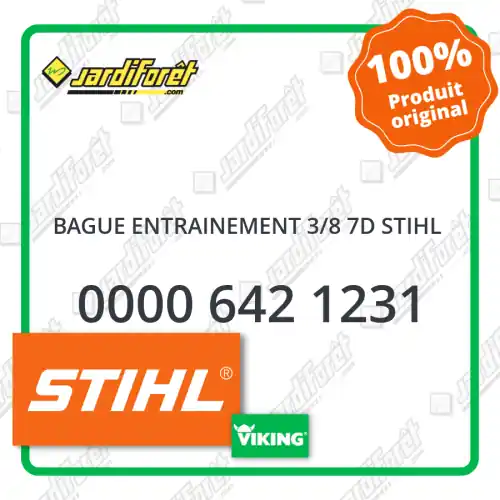 Bague d‘entraînement de chaîne STIHL 3/8" - 7 dents - 0000 642 1231 Must-Have