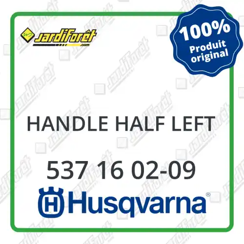 Handle half left Husqvarna - 537 16 02-09 Promotion
