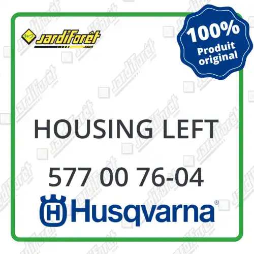 Housing left Husqvarna - 577 00 76-04 Bon Marché