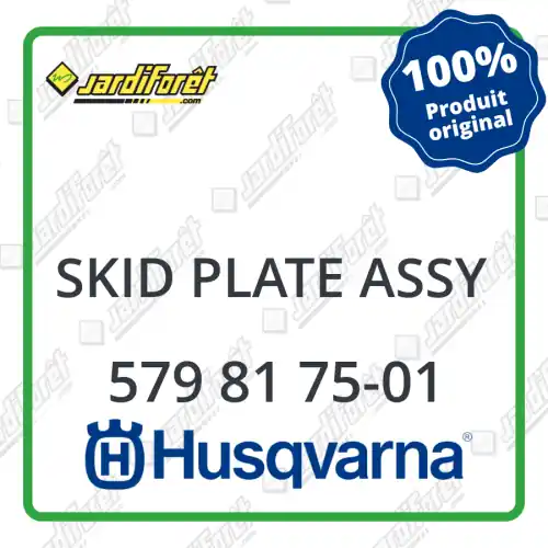 Satisfait Ou Remboursé Skid plate assy Husqvarna - 579 81 75-01