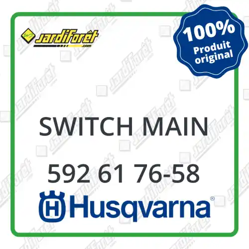 Switch main Husqvarna - 592 61 76-58 Dernier Modèle