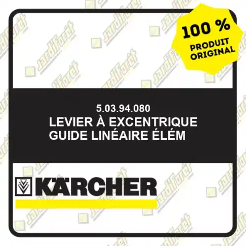 Levier à excentrique guide linéaire élém Karcher 50394080 Acheter Direct