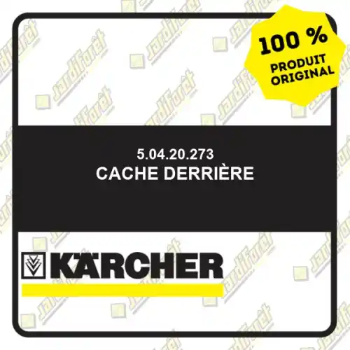 Cache derrière Karcher 50420273 Soldes