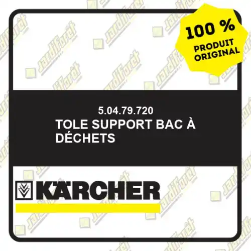 Meilleure Vente Tole support bac à déchets Karcher 50479720