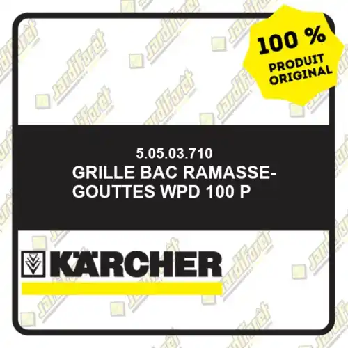 Super Prix Grille bac ramasse-gouttes WPD 100 P Karcher 50503710