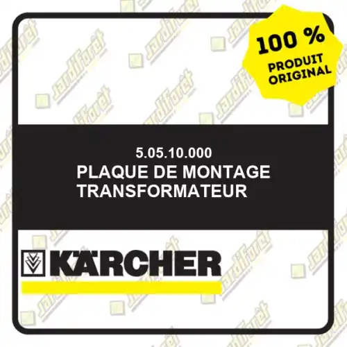 Plaque de montage transformateur Karcher 50510000 Dernier Modèle