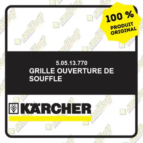 Grille ouverture de souffle Karcher 50513770 Offre Limitée